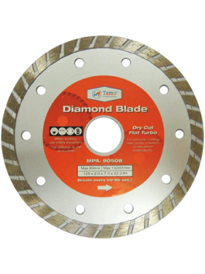 Алмазный диск турбо TamoLine Ø125х22,23мм